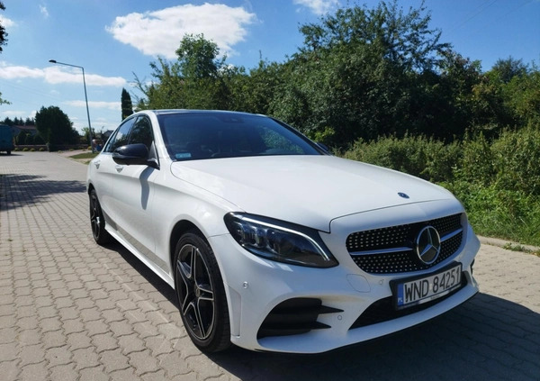 Mercedes-Benz Klasa C cena 129900 przebieg: 78580, rok produkcji 2018 z Mrągowo małe 704